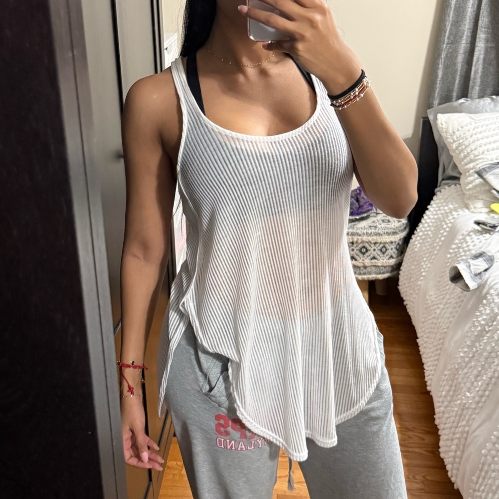 Silence + Noise White Tank Top